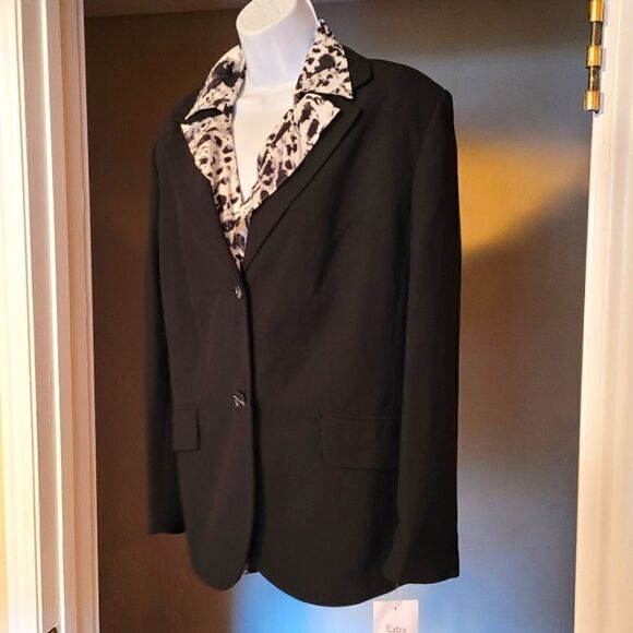 JM Collection Classic Blazer - Picture 1 of 4